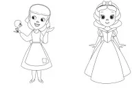 Disney Маля. Гра з кольором. Принцеса