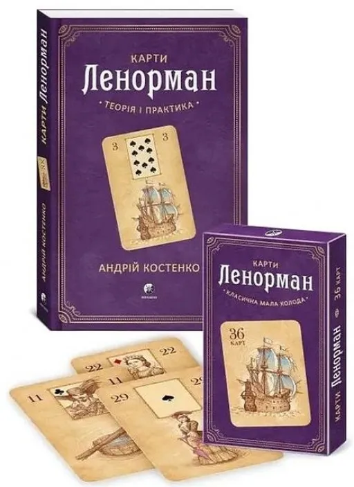 Карти Ленорман: теорія і практика. Карти Ленорман(класична мала колода)